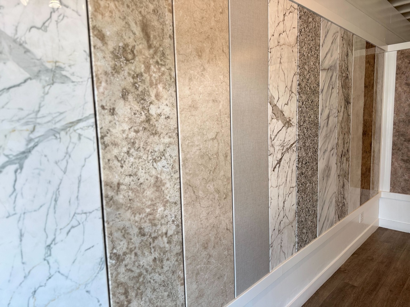 A display wall of multiple BP-Cor2 designs