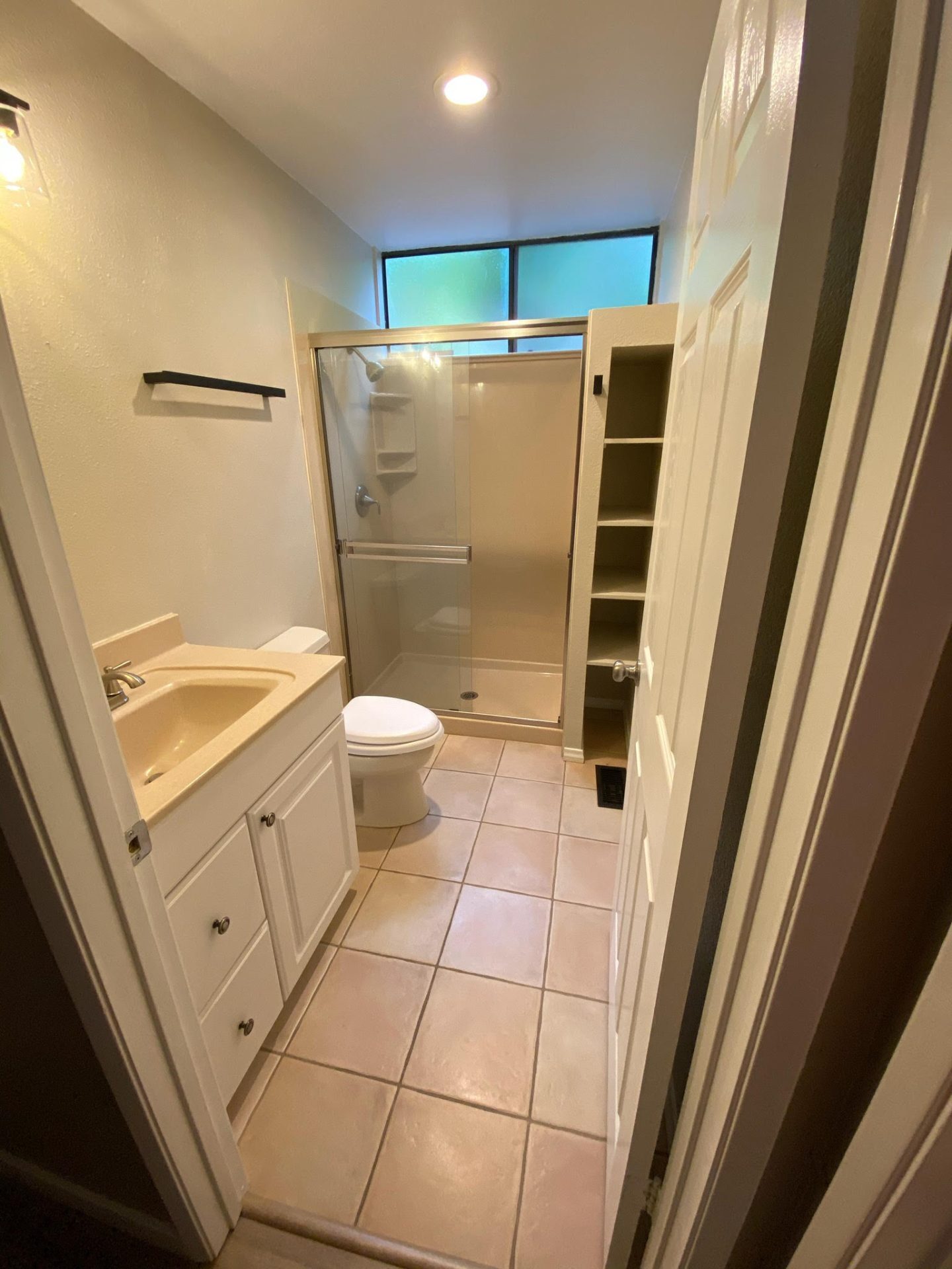 A Mission Valley, CA, Home’s Bathroom Before A Shower-To-Tub Conversion