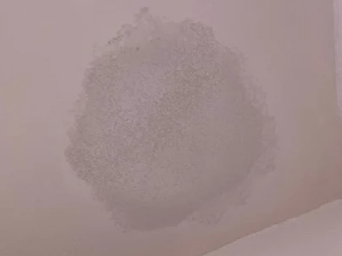 A water stain on a ceiling